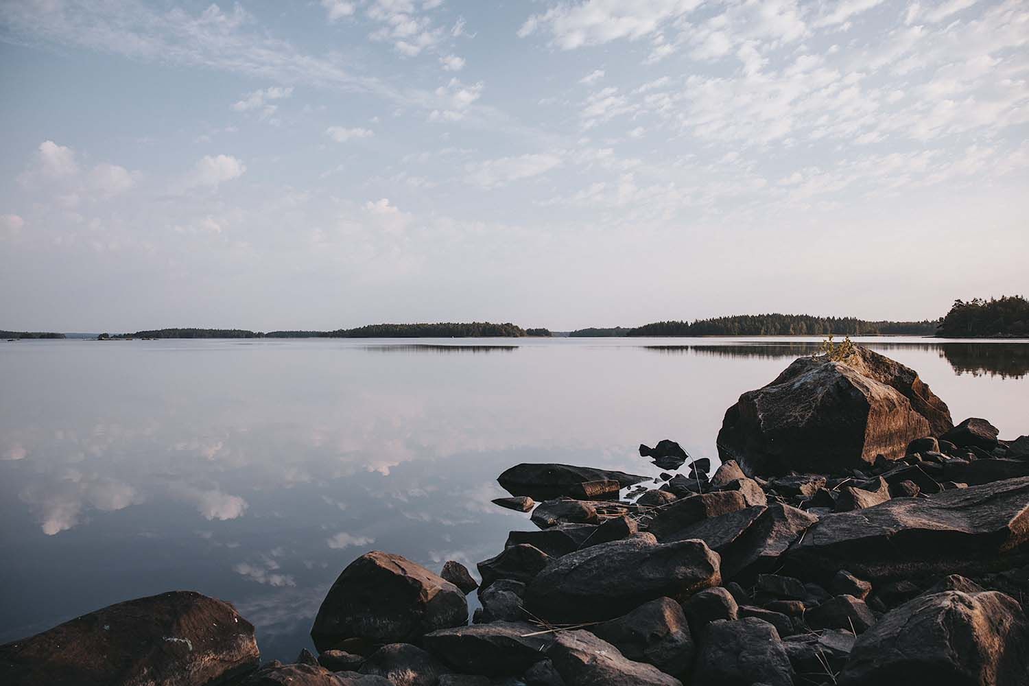 Jedermannsrecht Schweden Naturshot See