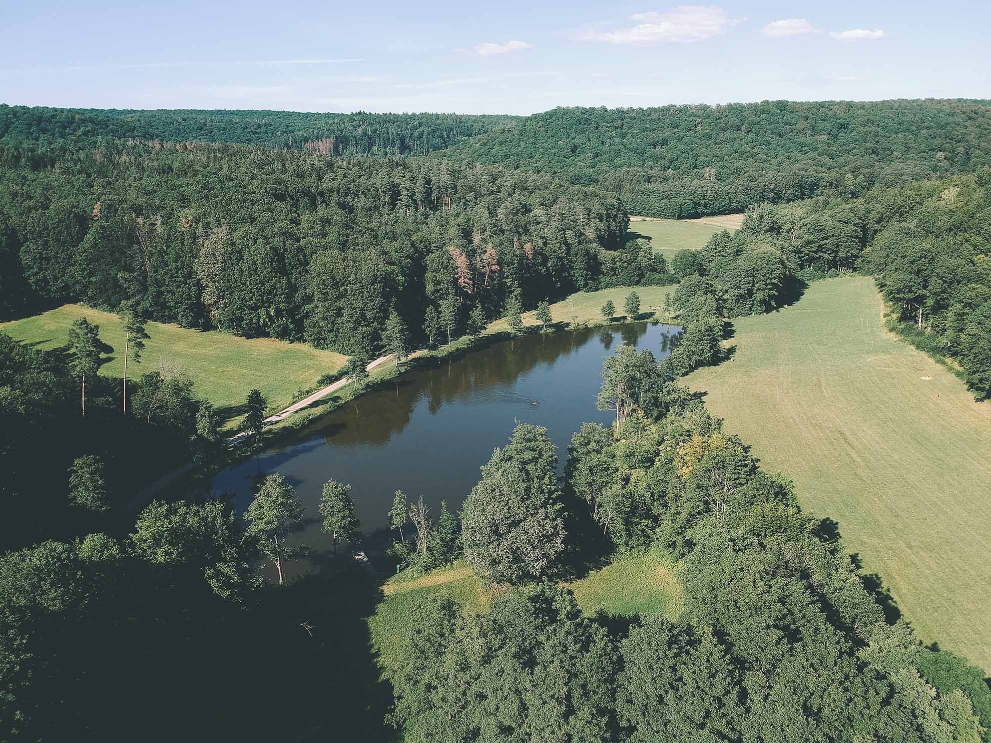 Seidenhäuser See bei Königsberg in Bayern