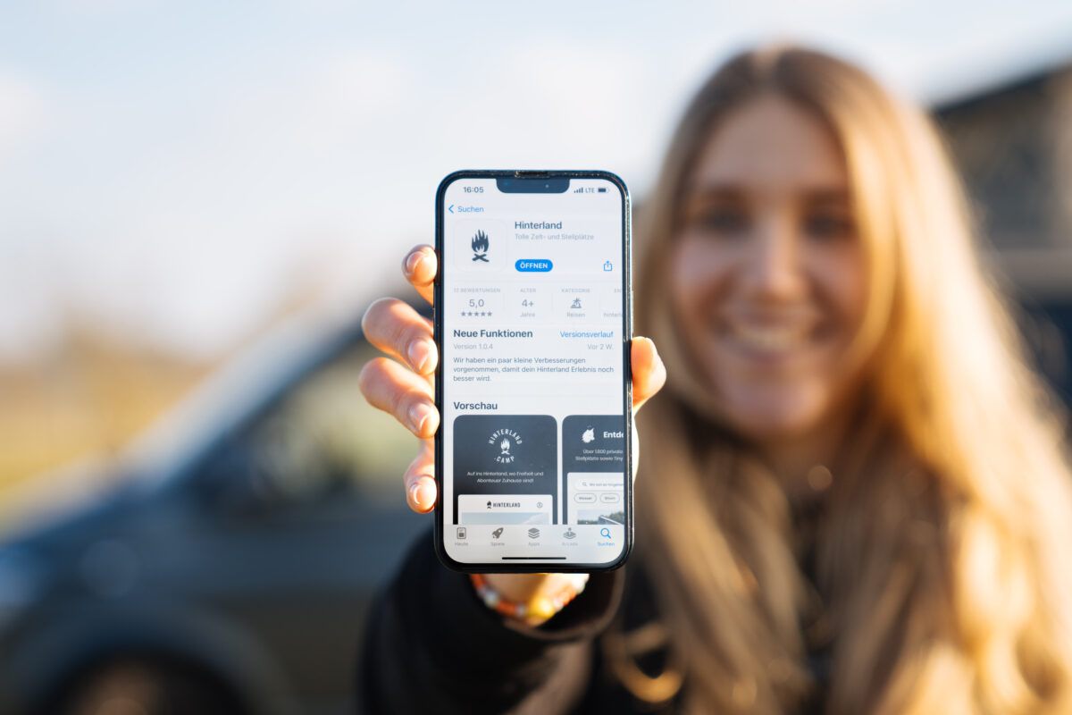 Hinterland Camp App