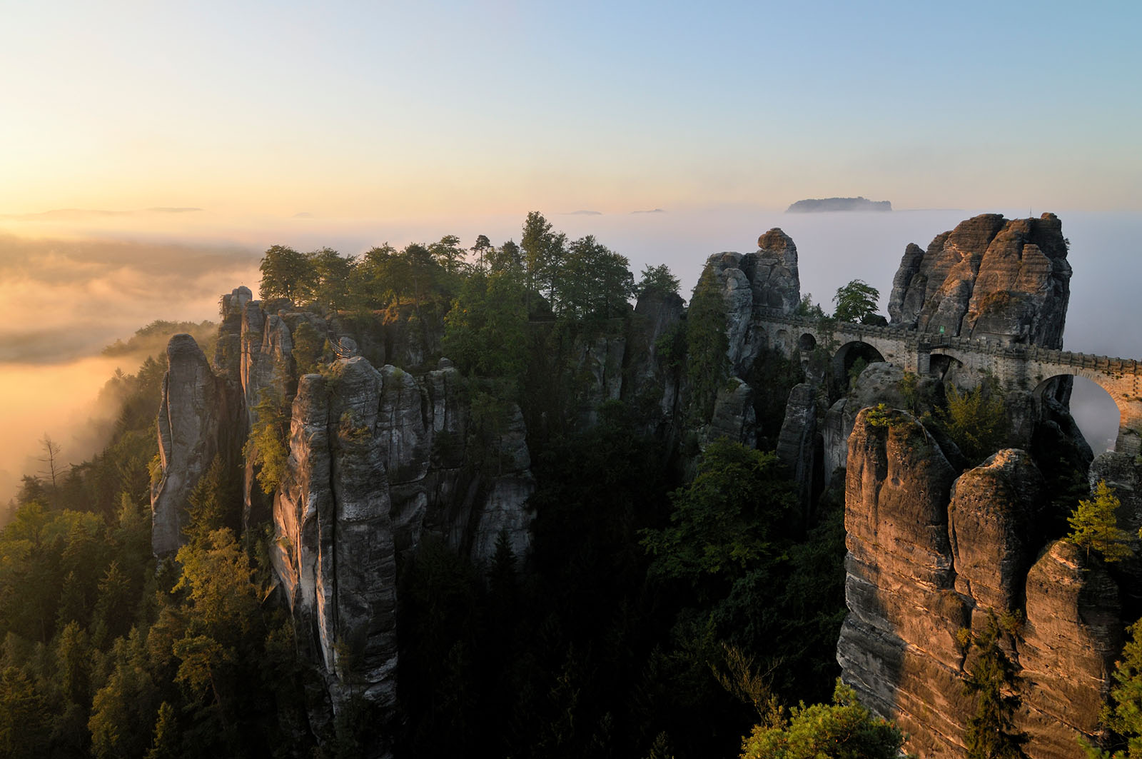 Sächsische Schweiz Panorama Malerweg