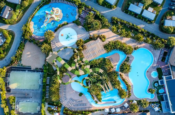Camping mit Wasserpark