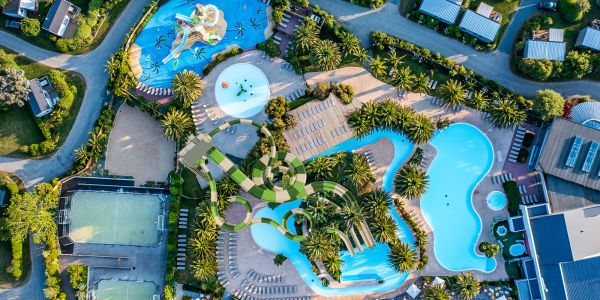 Camping mit Wasserpark